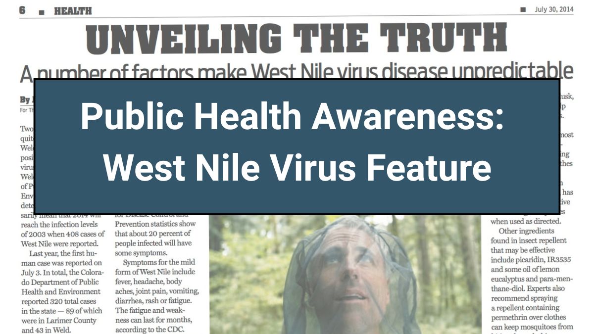Public Health Reporting: West Nile